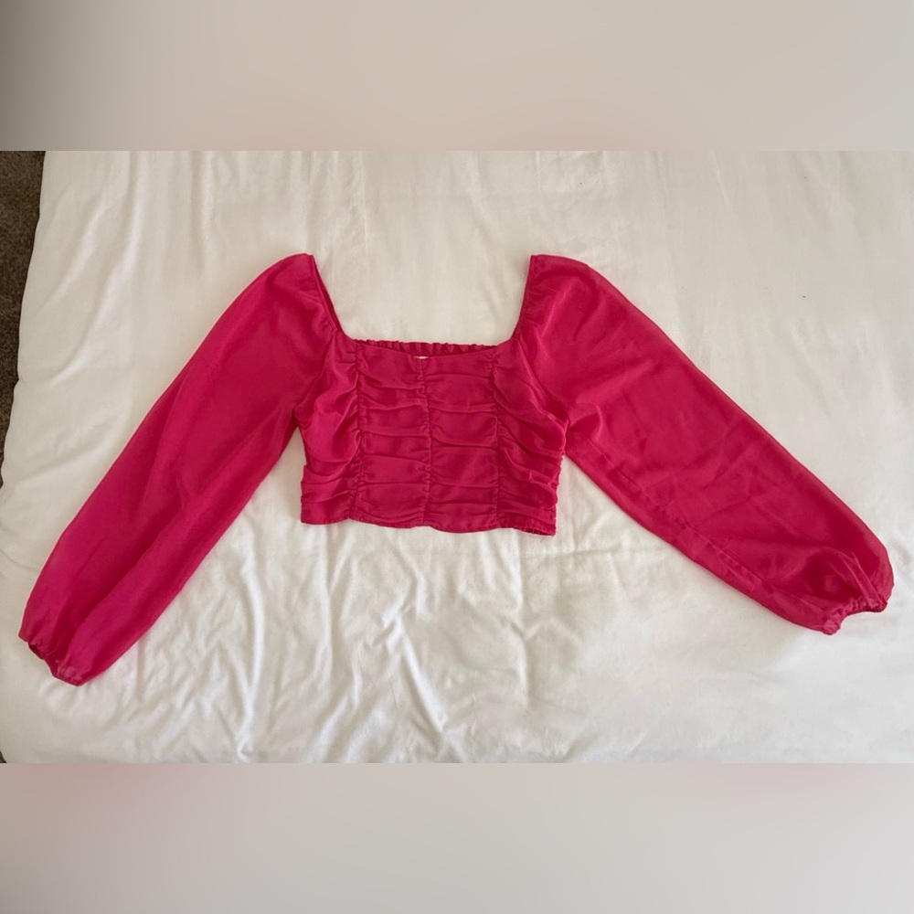 Altar’d State Sheer Sleeve Top